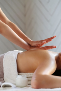 hand doing a massage