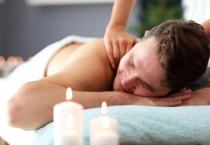 man receiving massage