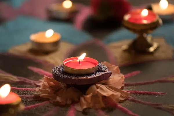 candlelights for tantric massage